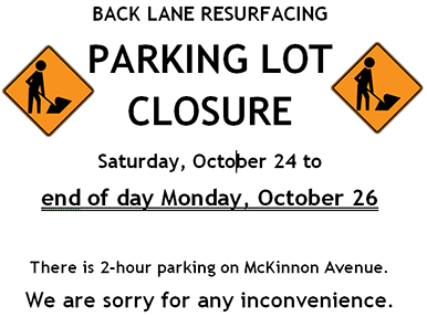 Parking Lot Closed Poster
